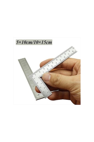 Sevimli Okul Malzemeleri Metal Cetvel Küçük Çerçeve Cetvel Ölçüm