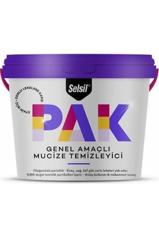 Selsil Pak Genel Amaçlı Mucize Temizleyici Krem 500 Gr  6 Adet