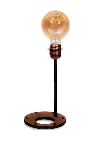 Copper Rustik Masa Lambası Abajur - Madamvila