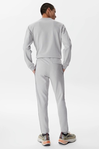 Lacoste Relaxed Fit Pamuklu Baskılı Geniş Kesim Erkek Eşofman Altı Gri