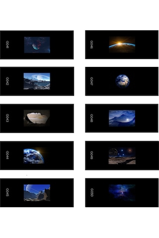 Yaozixa Godox Ak-s05 10 Adet Flaş Projektör Slayt Seti - Ak-r21 İle Uyumlu