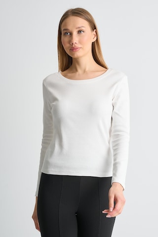 Alexander Gardi Alexandergardı Uzun Kollu Basic Kadın Sweatshirt Beyaz