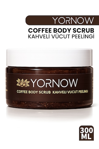 Yornow Kahveli Vücut Peelingi 300 Ml Arındırıcı, Pürüzsüzleştirici Ve Canlandırıcı Bakım