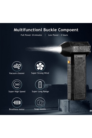 Vkemall Turbofan 130.000 Rpm Turbo Jet Fan Taşınabilir Hava Üfleyici Hava Toz Alma