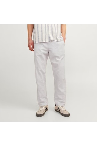 Jack&jones Jack Jones Pantolon Kane Summer Linen Blend Jogger Gri