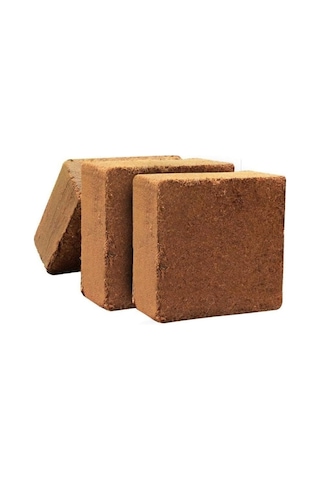Aymen Çiçekçilik 60-65 Lt Sıkıştırılmış Hindistan Cevizi Torfu - 4-5 Kg Blok Ithal Organik Cocopeat Kokopit 0,250