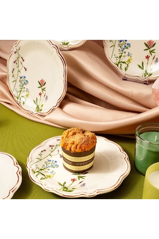 Fecra Doğa 6 Parça Pasta Tabağı Seti