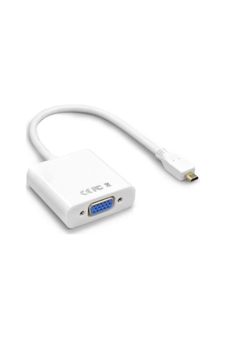 Micro Hdmi To Vga Çevirici Dönüştürücü Adaptör Ses Destekli Sku: Smg8690010126733
