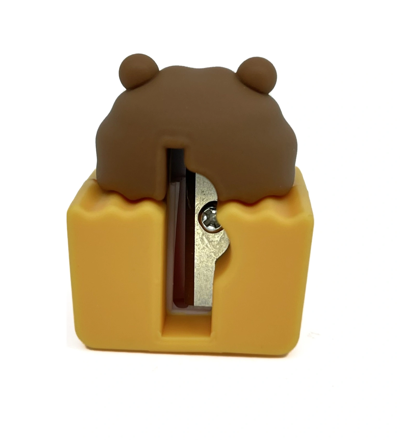 Pupu Bakery 3d Silikon Renkli Kalemtraş Ayıcık