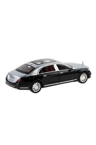 1:24 Ölçek Die-cast Model Metal Araba Süper Sedan Gri Işıklı