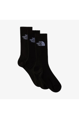 The North Face Multi Sport Cush Crew Sock 3lü Unisex Siyah Koşu Çorabı Nf0a882hjk31 Siyah