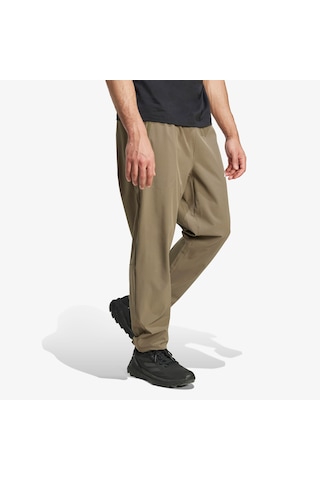 Adidas Multi Essentials Stretch Erkek Yeşil Yürüyüş Eşofman Altı Jm3130