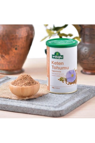 Arifoğlu Öğütülmüş Keten Tohumu Teneke 100 G