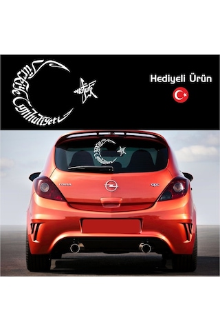 Oto Sticker T.C Türkiye Cumhuriyeti Atatürk Ay Yıldız Stickeri Oto Sticker T.C Türkiye Cumhuriyeti Atatürk Ay Yıldız Stickeri