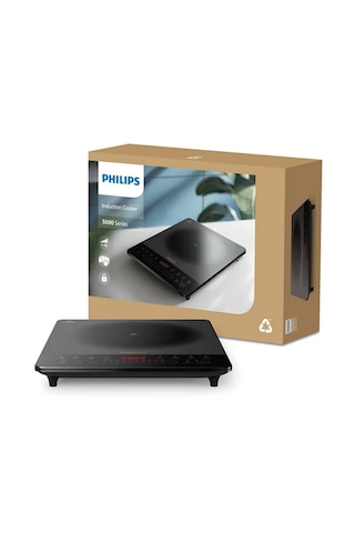 Philips İndüksiyonlu Ocak 5000 Serisi Hd5850/90 Siyah