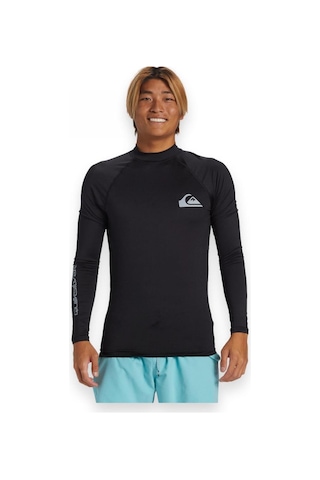 Quiksilver Aqywr03131 Everyday Upf50 Ls Lycra Siyah Erkek T-shirt Siyah