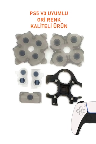 Ps5 V3 Bdm 030 Uyumlu Kol İç Lastik Takımı Gri Renk Kaliteli Ürün