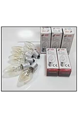 Tuz Lambası Ampulü 10 Watt E14 Duy Gece Lambası Ampulü 10 Adet