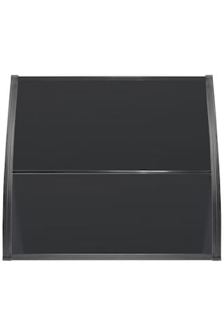 Lupın Kapı Pencere Üstü Pratik Sundurma 105x120 - Siyah
