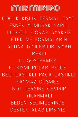 Mrmpro Kadın Termal Tayt Kışlık, İçi Polarlı, Sıcak Tutan, Esnek Ve Rahat 2 Adet Siyah