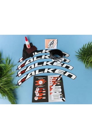 Falken Motorsiklet Ve Otomobil Araç Lastik Yazısı 2.5 Cm 8 Adet Yapıştırıcı Arma Sticker