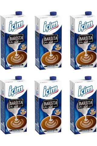 İçim Barista Süt 1 Lt X 6 Adet