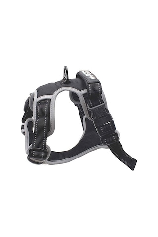 M-pets Hiking Reflektörlü Köpek Göğüs Tasması Siyah Large 45-95 Cm 244-58042.03 Çok Renkli