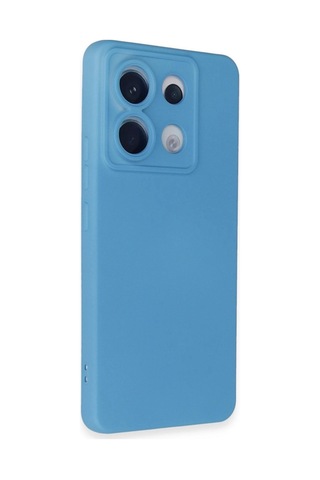 Herşeytrend Xiaomi Redmi Note 13 Pro 5g Kılıf Nano İçi Kadife Silikon - Mavi Çok Renkli