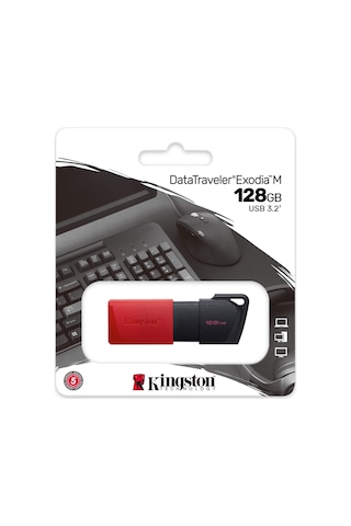 128 Gb Kıngston Exodıa M Usb Bellek 3.2 Dt Dtxm/128gb