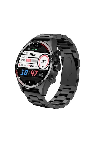 Rabbit Tech SK27 Business Metal - Deri - Silikon Kordonlu Akıllı Saat (İthalatçı Garantili)
