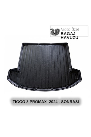 Chery Tıggo 8 Pro Max 2024+ Araca Özel 3d Bagaj Havuzu