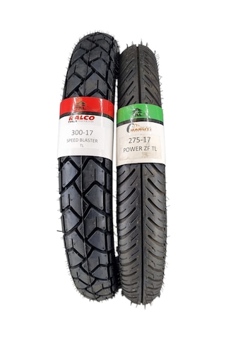 300-17 Ve 275-17 Tubeless - Dubleks Speedblaster/power Lastik Takımı
