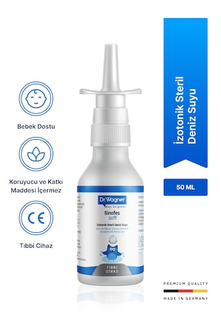 Sinofes Soft Çocuk ve Yetişkinler için Burun Spreyi 50 ML