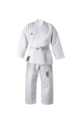 Top Glory Baskılı Acemi Karate Elbisesi Beyaz