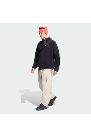 Adidas Terrex Yüksek Tüylü Erkek Polar Sweatshirt Ks2326 Siyah