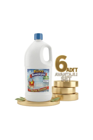 Ortem Beyaz Sabun Kokulu Yüzey Temizleyici 6x2,5 Kg Diğer