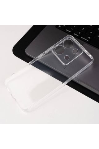 Kilifone - Redmi Note 13 Pro 5g Uyumlu - Kılıf Slim Fitt 2mm Anti Shock Silikon - Şeffaf