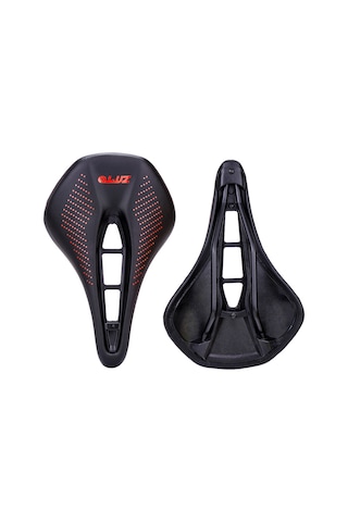 Jeemson Ztto Bisiklet Sele - Ortopedik, Hafif, Konforlu Ve Hava Geçirgen Sürüş Keyfi Siyah-kırmızı Çok Renkli