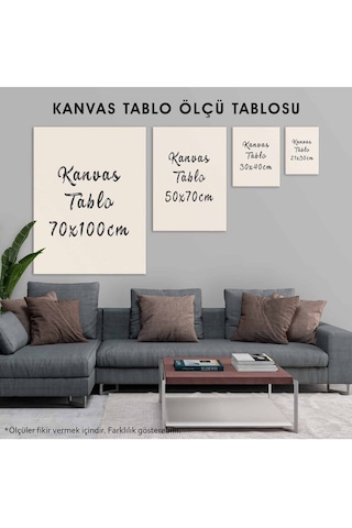 Yağlı Boya Görünümlü Soyut Krem Kahve Tonlarında Hd Hd Baskı Kanvas Tablo
