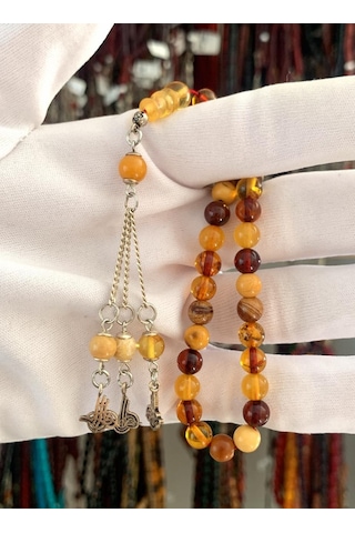 Kehribarkolik Damla Kehribar Bilek Boy Bonibon Tesbih