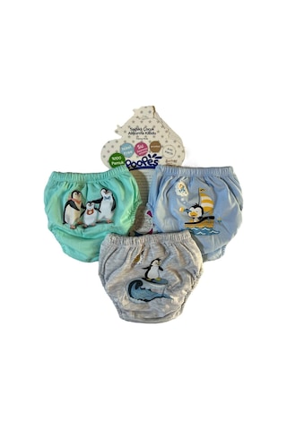 3'lü Alıştırma Külodu 3'lü Maceracı Penguenler