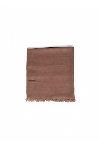 Özense 2'li Flamlı Pamuklu İnce Terletmeyen 100x100 Cm 4 Mevsim Kullanılabilir Kahve - Bordo Renkli Yazma Eşarp