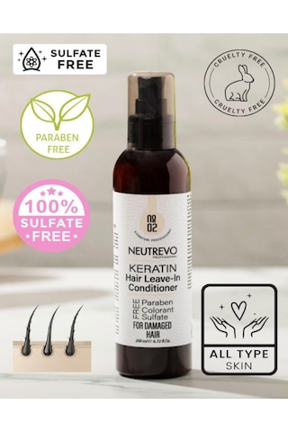 Neutrevo Professional No:2 Keratin Serisi Onarıcı Ve Güçlendirici Durulanmayan Saç Bakım Kremi 200 Ml