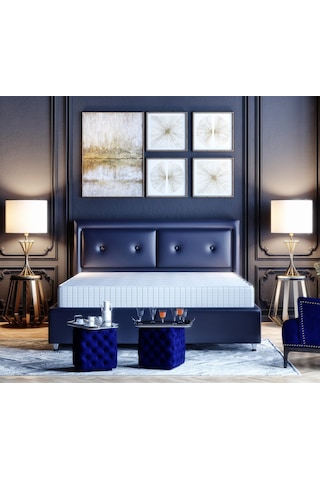 Frigya Yatak Sandıklı Baza Başlık Set 160 x 200 CM