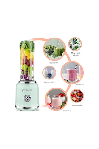 Yasomi BL019 Retro Smothie Blender Yeşil