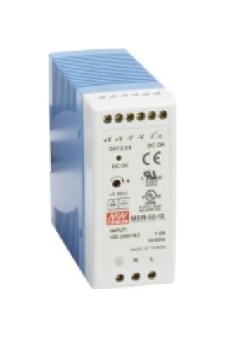 Meanwell Mdr-60-12 60w 12v 5a Ray Tip Güç Kaynağı