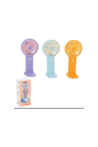 Csl Cs-39 Şarjlı Mini Fan Mor