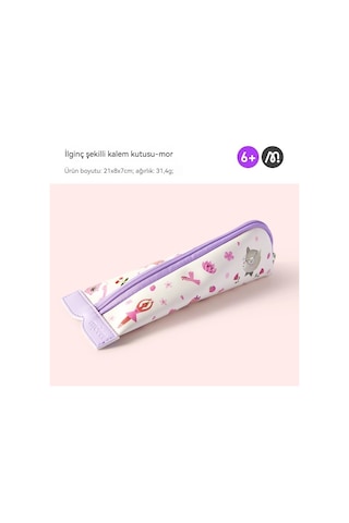 Tuomeng Kalem Kutusu, Öğrenci Kalem Kutusu, Tasarım, Güzel Görünümlü Kalem Kutusu, İlginç Şekilli Kalem Kutusu, Mor Md1349 Mor