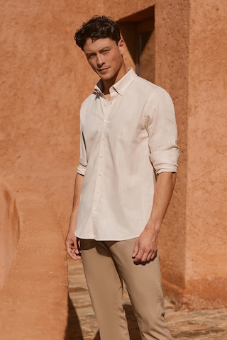 Ac&Co / Altınyıldız Classics Erkek Gömlek (476750061) Krem