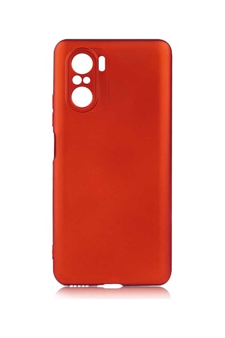 Xiaomi Mi 11i Kılıf Zore Premier Silikon Kapak Kırmızı